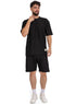 Black Striperd Jacquard Short - Khotwh